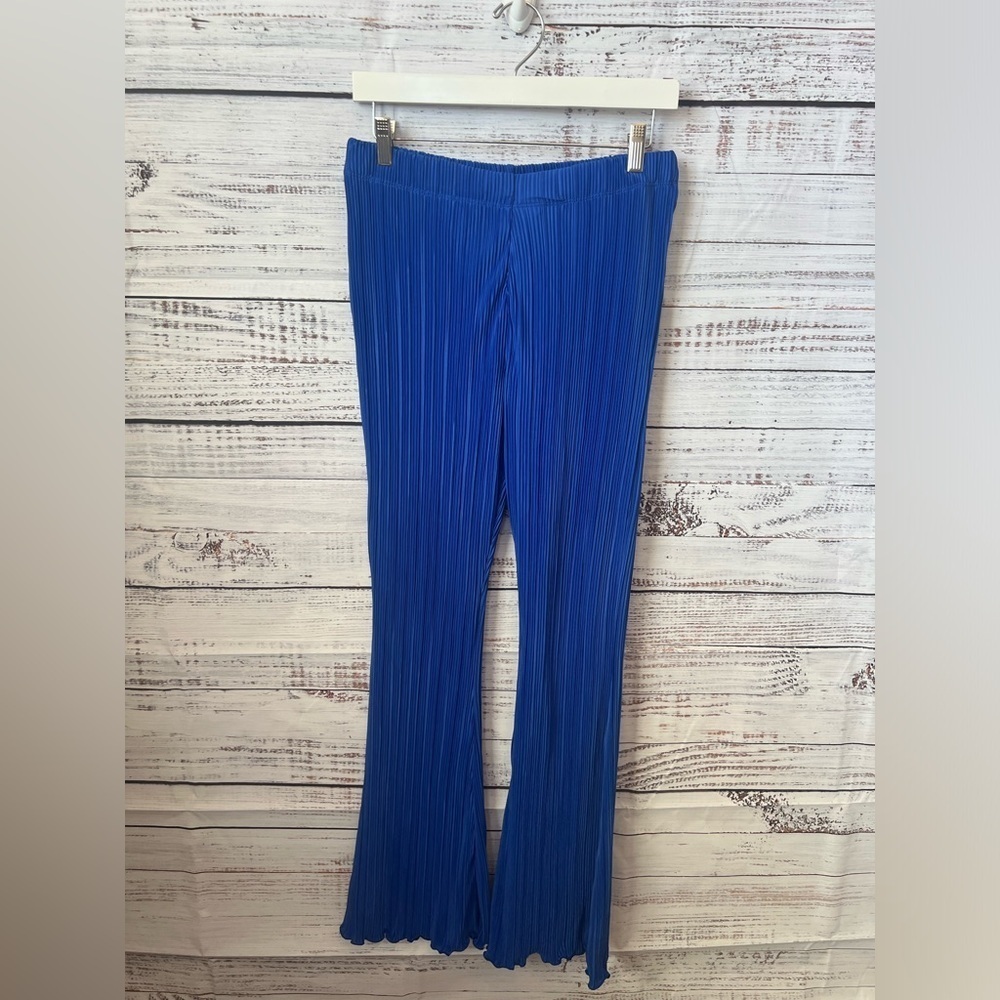 DIVIDED- WOMEN’S DRESS PANTS ROYAL BLUE FLARE SIZE MEDIUM